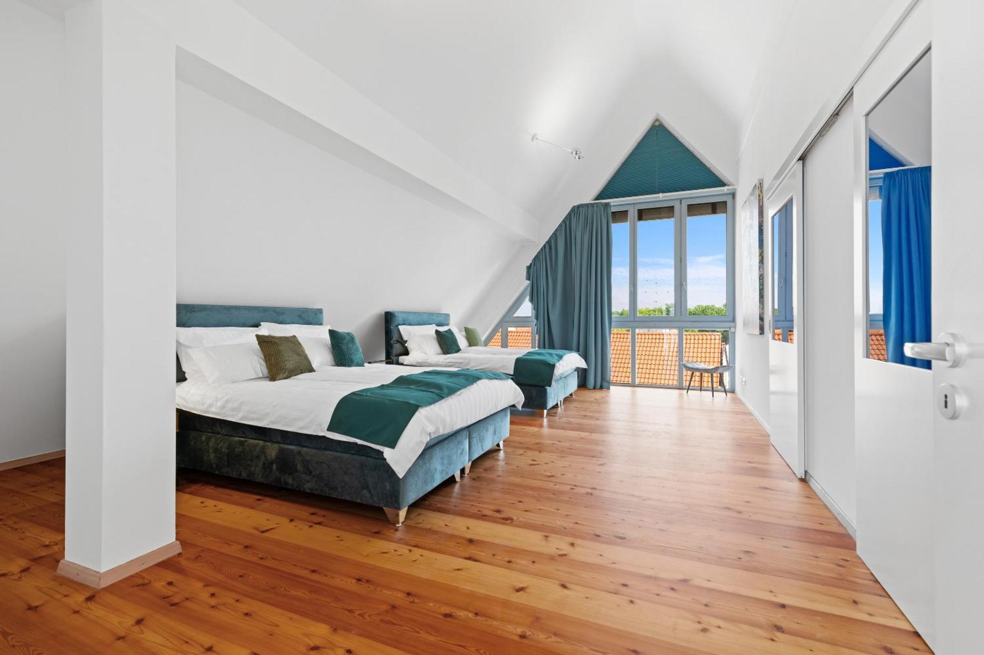 Helloflats - Luxus-Penthouse - Balkon - Parking - Zentrum - Therme - Naehe Flughafen Muc Erding Exteriör bild