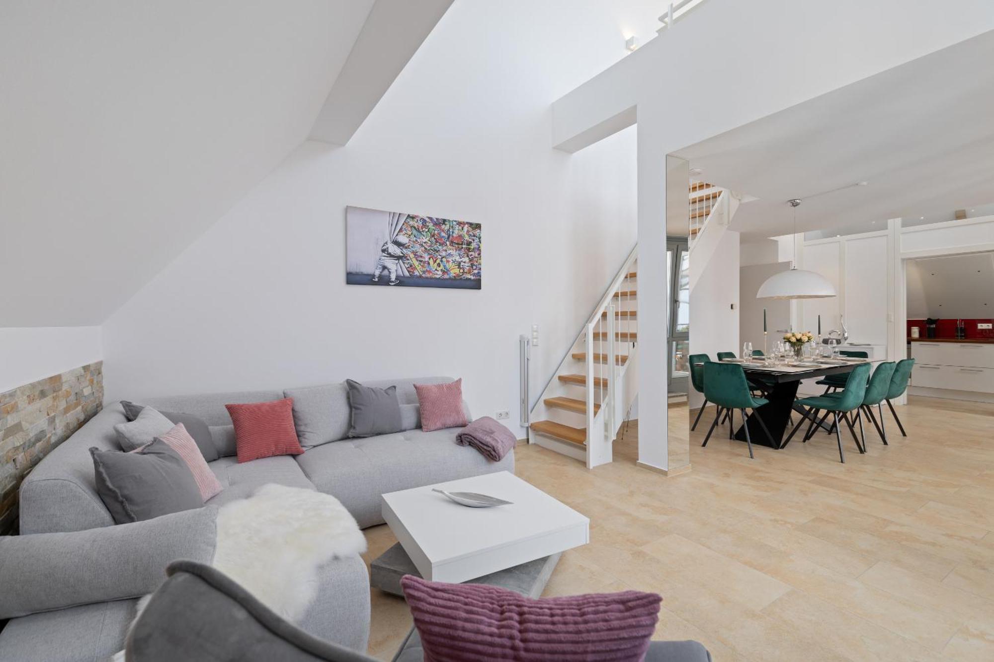 Helloflats - Luxus-Penthouse - Balkon - Parking - Zentrum - Therme - Naehe Flughafen Muc Erding Exteriör bild