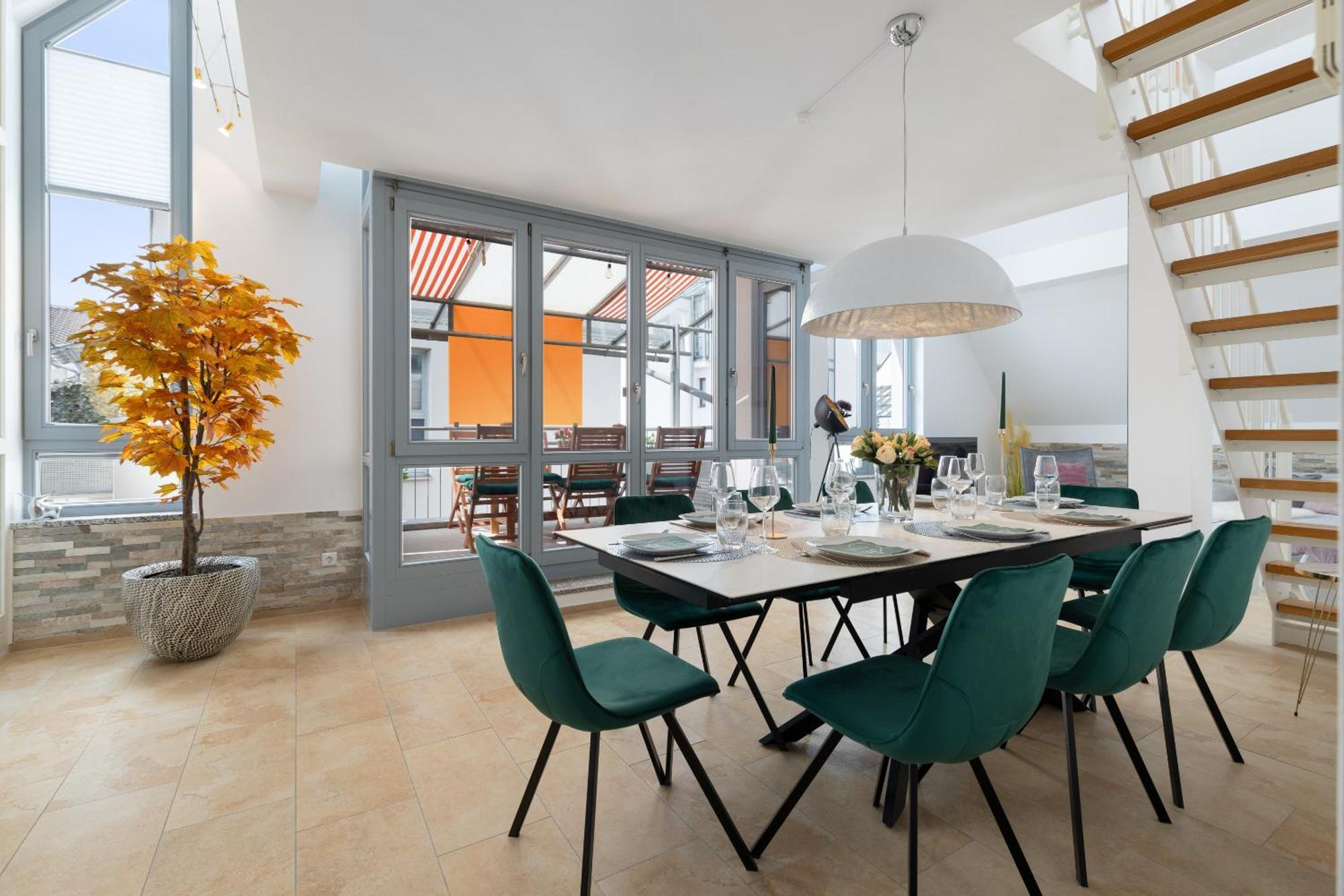 Helloflats - Luxus-Penthouse - Balkon - Parking - Zentrum - Therme - Naehe Flughafen Muc Erding Exteriör bild